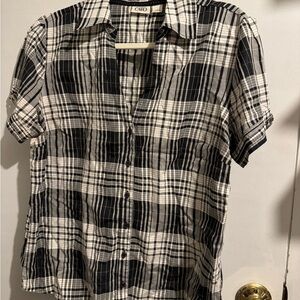 Cato Monochrome Plaid Shirt